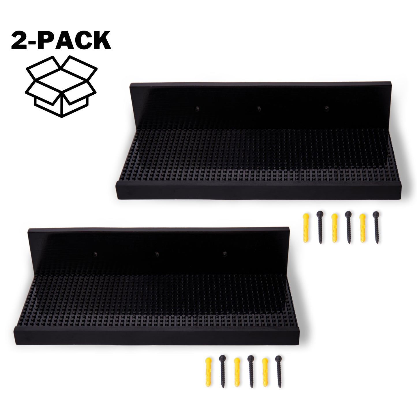 16-inch Building Block Display Shelves (Set of 2) for Proudly displaying Your Lego masterpieces!