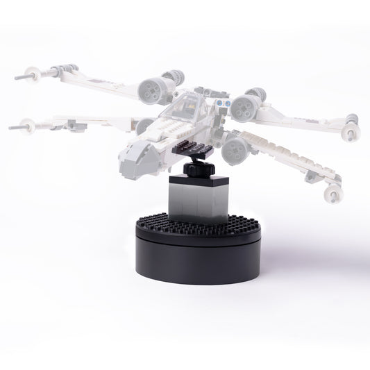Infinity 360 Motorized Turntable, Infinity Angle Display -Compatible with Lego, in Black