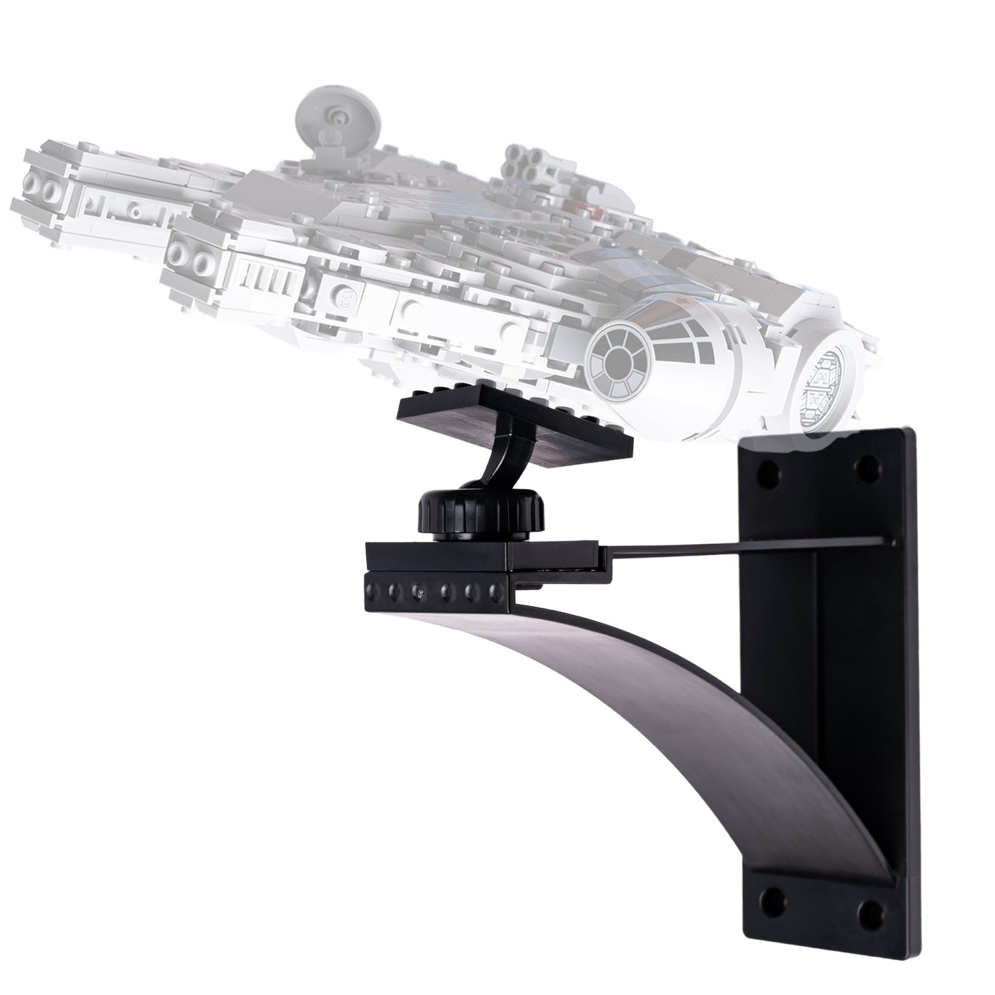 Infinity Angle Display Shelf 6 INCH - 2 Pack - Black -COMMING FALL 2025!