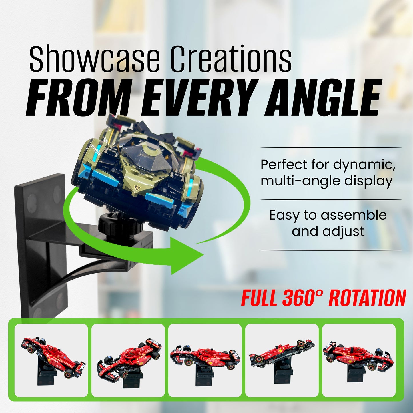 Infinity Display Shelf - 3 INCH - 2 Pack in Black