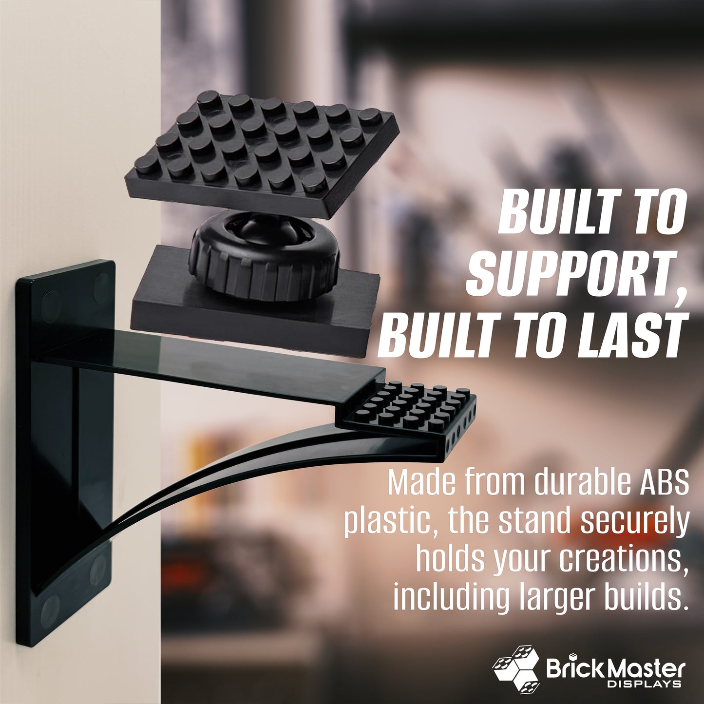 Infinity Angle Display Shelf 6 INCH - 2 Pack - Black - NOW AVAILABLE!